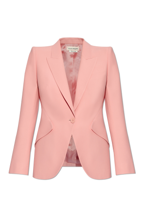 【24AW NEW】Alexander mcqueen / ポケット付き ブレザー / Pink 24AW NEW】Alexander mcqueen / ポケット付き ブレザー / Pink
